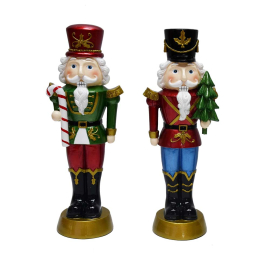 HOLY CHRISTMAS КОЛЕДНА СТАТУЕТКА ЛЕШНИКОТРОШАЧКА 31 СМ АСОРТИ
