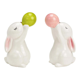 BUNNY СТАТУЕТКА ЗАЙЧЕ С БАЛОН 16 СМ АСОРТИ