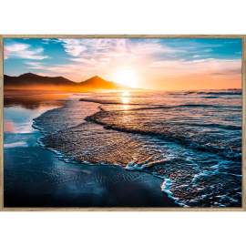 SUNRISE СТЪКЛЕНА КАРТИНА С РАМКА 50/70 СМ