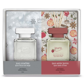 WINTER DREAMS ПОДАРЪЧЕН СЕТ 2X50МЛ КОЛЕДЕН АРОМАТЕН ДИФУЗЕР SNOWFLAKE&BERRIES