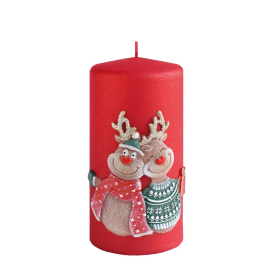 REINDEERS КОЛЕДНА СВЕЩ 7/10 СМ