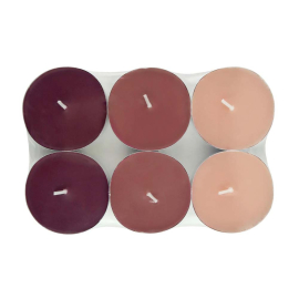 6 БР. АРОМАТНИ ЧАЕНИ СВЕЩИ FLOWER BOUQUET