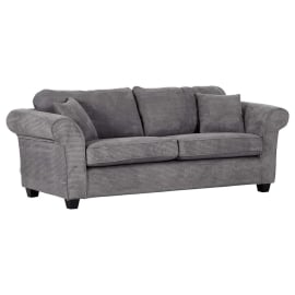 ТЪМНО СИВ ТРИМЕСТЕН ДИВАН КОАТ 215/90/70 СМ