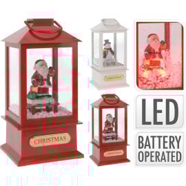 СВЕТЕЩА КОЛЕДНА СТАТУЕТКА ФЕНЕР 23CM