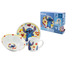 STITCH ALOHA ДЕТСКИ СЕТ ЗА ХРАНЕНЕ 3 ЧАСТИ