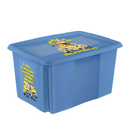 MINIONS ДЕТСКА КУТИЯ ЗА СЪХРАНЕНИЕ С КАПАК 45 ЛИТРА