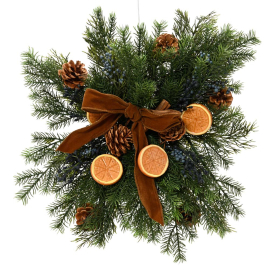 CINNAMON AND ORANGE КОЛЕДЕН ВЕНЕЦ 40 СМ