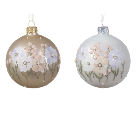 КОЛЕДНА ТОПКА АСОРТИ 8 CM