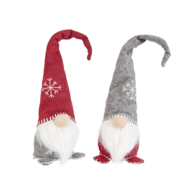CHRISTMAS JOY КОЛЕДНА ФИГУРА ГНОМ 13/40/12 СМ АСОРТИ