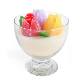 TULIPS СВЕЩ В ЧАША ЛАЛЕТА 11/14 СМ