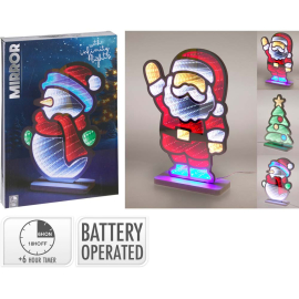 LED КОЛЕДНА СТАТУЕТКА 21/28 СМ АСОРТИ