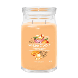 MANGO ICE CREAM АРОМАТНА СВЕЩ ГОЛЯМ БУРКАН 567 ГР