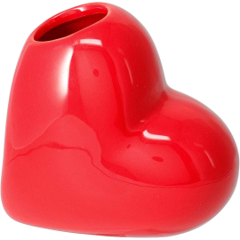 HEART КЕРАМИЧНА ВАЗА СЪРЦЕ 12 СМ
