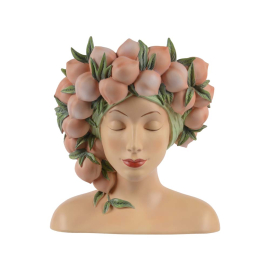 TUTTI FRUTTI PEACH КАШПА/ВАЗА H:30 СМ