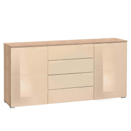 КОМОД МУУН С 2 ВРАТИ И 4 ЧЕКМЕДЖЕТА 165/40/80 СМ
