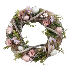 TRADITIONAL EASTER ВЕНЕЦ С ЦВЕТЯ 35 СМ