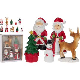 СЕТ 5 БР. КОЛЕДНИ ФИГУРИ АСОРТИ