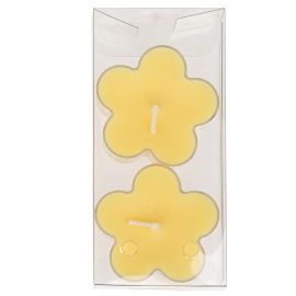 FLOWER СЕТ 2 БР. ЧАЕНИ СВЕЩИ ЦВЕТЯ