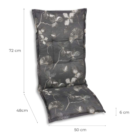 ВЪЗГЛАВНИЦА ЗА ГРАДИНСКИ СТОЛ 120X50X6СМ