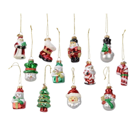 КОЛЕДНА ИГРАЧКA ЗА ЕЛХА 5/3/7 СМ АСОРТИ