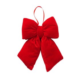 КОЛЕДНА ПАНДЕЛКА ЧЕРВЕНА ПЛЮШ 32 СМ