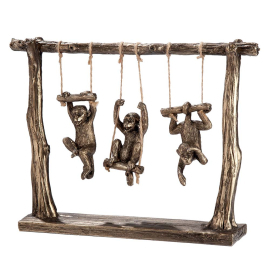 MONKEYS СТАТУЕТКА ТРИТЕ МАЙМУНКИ 20 СМ