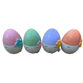 LUCKY RABBIT ДЕКО ВЕЛИКДЕНСКО ЯЙЦЕ 6/7/8.8 СМ АСОРТИ