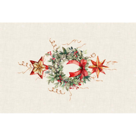 XMAS CHRISTMAS STAR ПОДЛОЖКИ ЗА СЕРВИРАНЕ СЕТ 2БР 30/45СМ