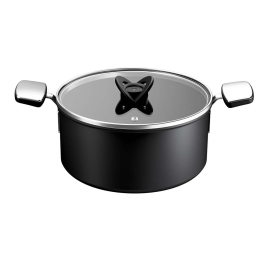 TEFAL EXCELLENCE PLUS BLACK ТЕНДЖЕРА С КАПАК 24СМ