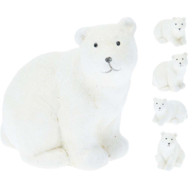 POLAR BEAR КОЛЕДНА ФИГУРА МЕЧЕТА 10 СМ АСОРТИ