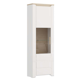 БЯЛА ВИТРИНА АБЪРДИЙН 64/35/193.5 СМ