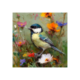 YELLOW PARUS КАРТИНА 32/32 СМ