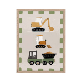 BABY THE BUILDER КАРТИНА С РАМКА 30/40 СМ
