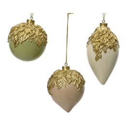 КОЛЕДНИ ВИСЯЩИ ОРНАМЕНТИ АСОРТИ 5.5/5.5/11 CM