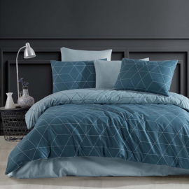 WEST BLUE СПАЛЕН КОМПЛЕКТ 5 ЧАСТИ С ДВА ПЛИКА