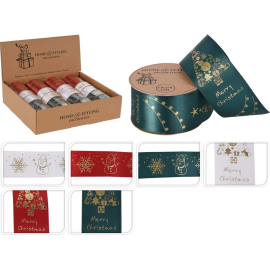 КОЛЕДНА ПАНДЕЛКА ЗА ОПАКОВАНЕ 3.8/270 СМ AСОРТИ