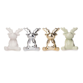 DEER КОЛЕДНА СТАТУЕТКА 4.5/3.5/5.5 СМ АСОРТИ