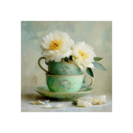 GREEN CUPS КАРТИНА 32/32 СМ