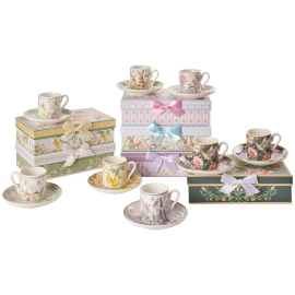 COTTAGE SPRING АСОРТИ СЕТ ЧАША С ЧИНИЙКА 8х5,5 СМ 100МЛ