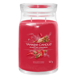 SPARKLING CINNAMON АРОМАТНА СВЕЩ ГОЛЯМ БУРКАН 567 ГР.