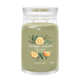 SAGE AND CITRUS SIGNAT АРОМАТНА СВЕЩ ГОЛЯМ БУРКАН 567 г