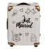 JUST MARRIED КЕРАМИЧНА КАСИЧКА КУФАР С КОЛЕЛА 7/12/16 СМ - 