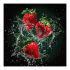 STRAWBERRIES СТЪКЛЕНА КАРТИНА 30/30 СМ - 