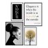 VOGUE СЕТ 4 БР. КАРТИНИ 2X30/40 СМ, 2X20/30 СМ - 