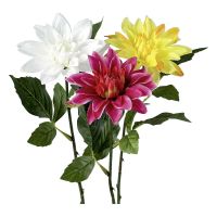 ДАЛИЯ ИЗКУСТВЕНО ЦВЕТЕ АСОРТИ 48 СМ - Декоративни цветя