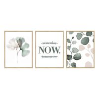 NOW СЕТ 3 БР. КАРТИНИ 30/40 СМ - Картини с цветя