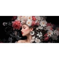 FLOWER WOMAN КАРТИНА 55/120 СМ - Разпродажба