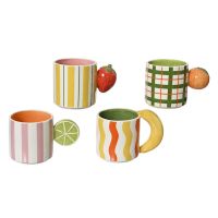 TUTTI FRUTTI КЕРАМИЧНА ЧАША H:10.2 СМ АСОРТИ - 