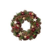 CHRISTMAS JOY КОЛЕДЕН ВЕНЕЦ 34 СМ - 