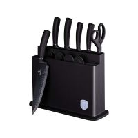 BLACK SILVER КОМПЛЕКТ НОЖОВЕ СЪС СТОЙКА И МАГНИТНИ ДЪСКИ 11 ЧАСТИ - 
